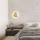 Axyaa Wabi Sabi LED Wall Light, Modern Glass Bedside Lamp, Dining Room, Reading, Restaurant