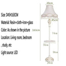 Axyaa European Luxury LED Floor Lamp for Living Room Bedroom Villa & Hotels
