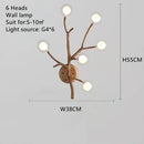 Axyaa Tree Branch LED Chandelier - Modern Minimalist Lighting for Various Spaces