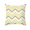 Yellow Gray Geometric Print Pillow Cover 45*45cm for Axyaa - Home Decor Essential