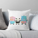 Cute Animal Print Pillowcase by Axyaa for Bedroom & Living Room
