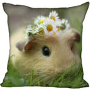 Axyaa Hamster Pattern Pillowcase Set for Home Decor 45*45cm