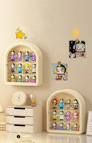 Axyaa Transparent Dustproof Magnetic Suction Display Rack for Figurines and Collectibles