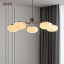 Axyaa Milk White Glass Nordic Bauhaus Pendant Lamp for Living, Bedroom, Dining Room