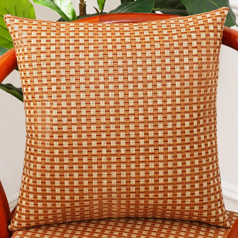 Axyaa Premium Woven Design Pillow Cover - Super Soft Accent Cushion Case