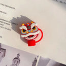Axyaa Silicone Straw Cover Cap for Stanley Cup: Cute Animal Tumbler Charm