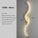 Axyaa LED Wall Sconce Modern Minimalist Light for Bedroom and Living Room