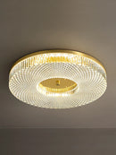 Axya Round Bedroom Ceiling Light - All Copper, Simple Design, Luxury Aesthetics