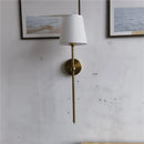 Axya Retro White Wall Lamp for Hotel Corridors and Bedrooms
