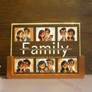 Axyaa Custom 3D Acrylic Lamp with Photo Text Night Light Gift