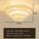 Axyaa Crystal Ceiling Lighting for Luxury Spaces