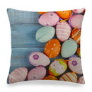Easter Bunny Eggs Printed Pillow Covers 45x45cm - Axyaa Easter Decorations