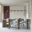 Axyaa Glass Dining Table Chandelier: Modern Minimalist Design, Easy Installation, Rounded Shape