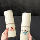 Axyaa Travel Toothbrush Case & Mouthwash Cup Set