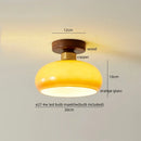 Axyaa Nordic Resin Copper Ceiling Light for Aisle Living Room Decoration