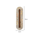 Axyaa Yellow Stone Wall Lights Set - Vintage Wabi Sabi Style