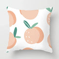 Peachy Pink Pattern Cushion Cover 45X45CM for Sofa Decor by Axyaa