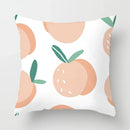 Peachy Pink Pattern Cushion Cover 45X45CM for Sofa Decor by Axyaa