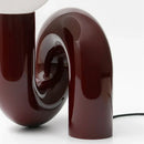 Axyaa Nordic Resin LED Table Lamp with Glass Ball Design for Home and Hotel Decor