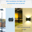 Axyaa Solar Shell Wall Light: Outdoor Garden Fence Courtyard Decor Waterproof LED Solar Lamp