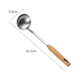 Axyaa Stainless Steel Soup Spoon Strainer for Kitchen Cooking