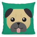 Axyaa Cute Dog Pattern Pillowcase for Home Decor 45X45cm