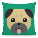 Axyaa Cute Dog Pattern Pillowcase for Home Decor 45X45cm