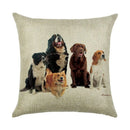 Axyaa Linen Pillowcase: Cartoon Digital Print Pattern for Office, Car, Home Sofa