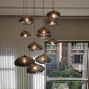 Axyaa Crystal Chandelier Stair Pendant Lights Interior Lighting