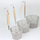 Axya Stainless Steel Fryer Basket Colander for Cooking French Fries