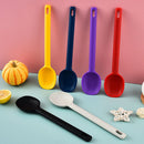 Axyaa Silicone Stirring Spoon: Heat Resistant Soup Spoon for Kitchen Baking
