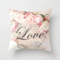 Axyaa Floral Wedding Cushion Cover - Soft Home Decor Pillow Case