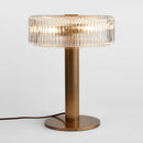 Axyaa Postmodern Glass Floor Lamp LED Light for Living Room Bedroom Dining Table