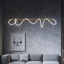 Axyaa Nordic Golden Chandelier LED Pendant Light for Restaurant
