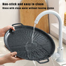 Axyaa Non Stick BBQ Grill Pan: Korean Barbecue Roasting Plate & Camping Cookware