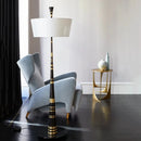 Axyaa Black Gold Floor Lamp | Modern Luxury Designer Room Decor
