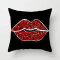 Axyaa Red Cartoon Cushion Cover 45x45cm - Modern Leisure Home Decor Pillow