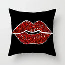 Axyaa Red Cartoon Cushion Cover 45x45cm - Modern Leisure Home Decor Pillow