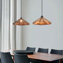 Axyaa Wood Pendant Lamp LED E27 DIY Hanging Light