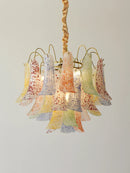 Axyaa Vintage Crystal Chandelier for Living Room Bedroom Dining Room