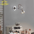 Axyaa Swing Arm LED Wall Lamp Bauhaus Design for Bedroom Study Cafe