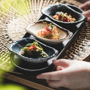 Axyaa Japanese Tableware Small Plates Dipping Bowls Seasoning - Creative Seasoning Plates