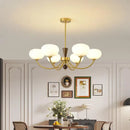 Axyaa Retro Style Luxury Chandelier Living Room Lamp for Atmosphere in Bedroom and Dining Room
