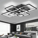 Nordic Black LED Ceiling Lamp for Modern Living Room, Bedroom, Study, Dining Room by Axyaa