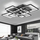 Nordic Black LED Ceiling Lamp for Modern Living Room by Axyaa