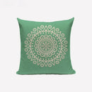 Axyaa Mandala Boho Retro Designer Linen Cushion Cover 45*45cm for Sofa