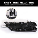 Axyaa LED DRL Fog Lamp for Mercedes-Benz W204 Sport AMG C300 C350 2008-2011
