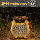 Axya Solar Owl Landscape Light: Waterproof Outdoor LED Lamp