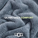 Axyaa Whitecap Plush Throw Blanket: Lightweight Luxury Fleece for Cozy Home Decor