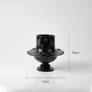 Axyaa Floral Resin Vase Desk Decoration with Artificial Flowers